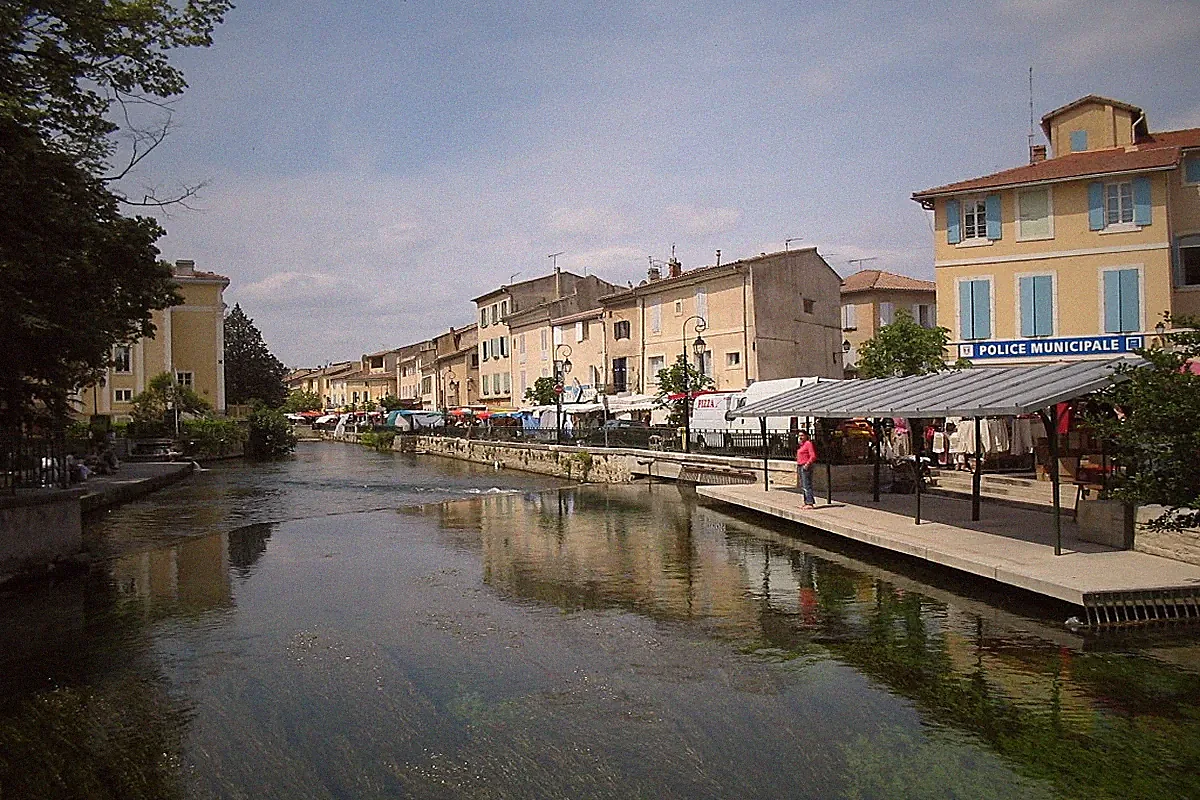 L'Isle-sur-la-Sorgue — vue de la ville